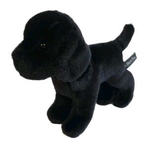 The Black Dog Tavern Black Lab Realistic Plush Stuffed Animal Douglas 6”